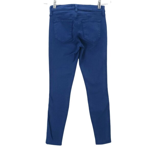 L’AGENCE Indigo Blue Skinny Stretch Jeans Low Rise Ankle Size 25 NWT - Picture 3 of 6